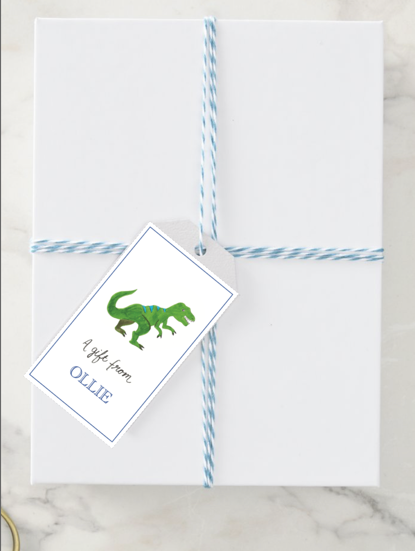 Dinosaur Gift Tags