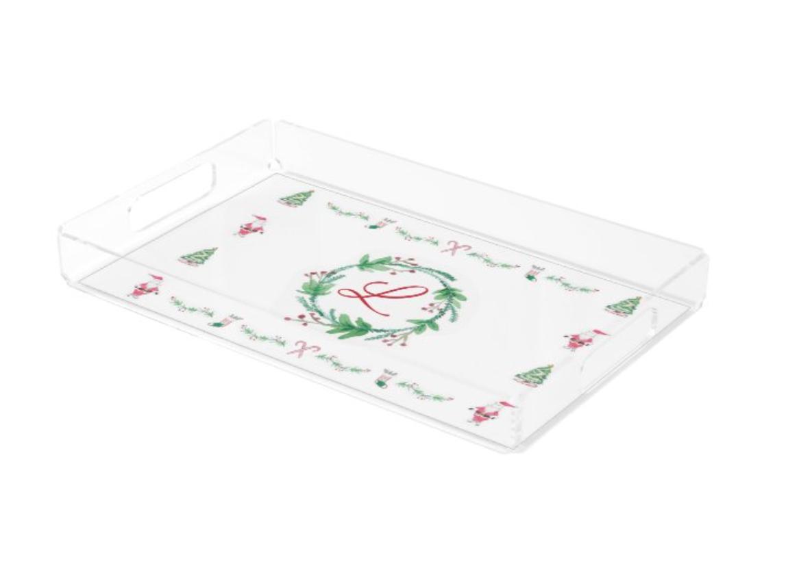 Custom Acrylic Holiday Tray