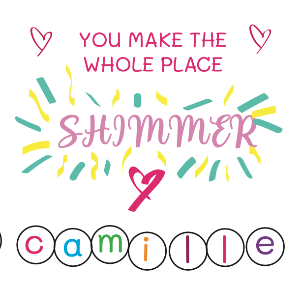 Swiftie 'Shimmer' Valentine's Day Cards