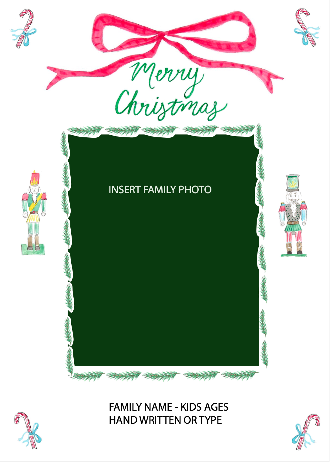 Nutcracker Holiday Card