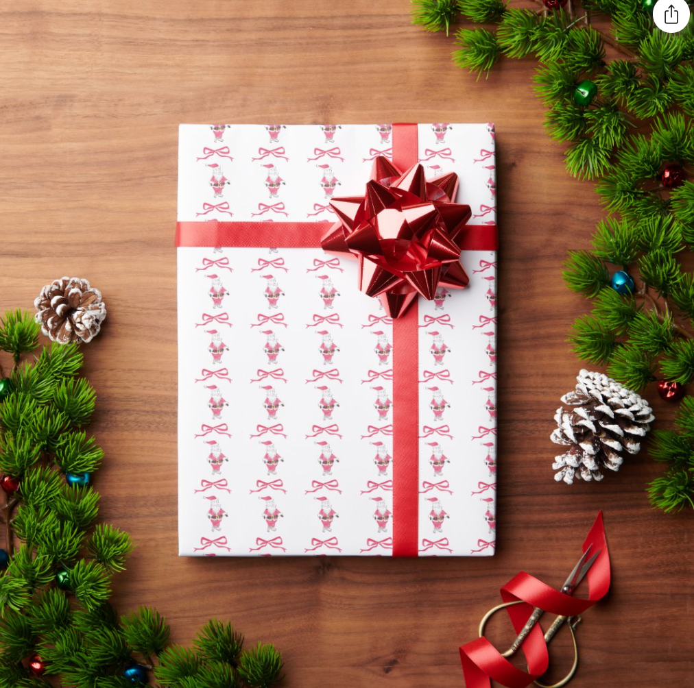 Watercolor Holiday Design Wrapping Paper