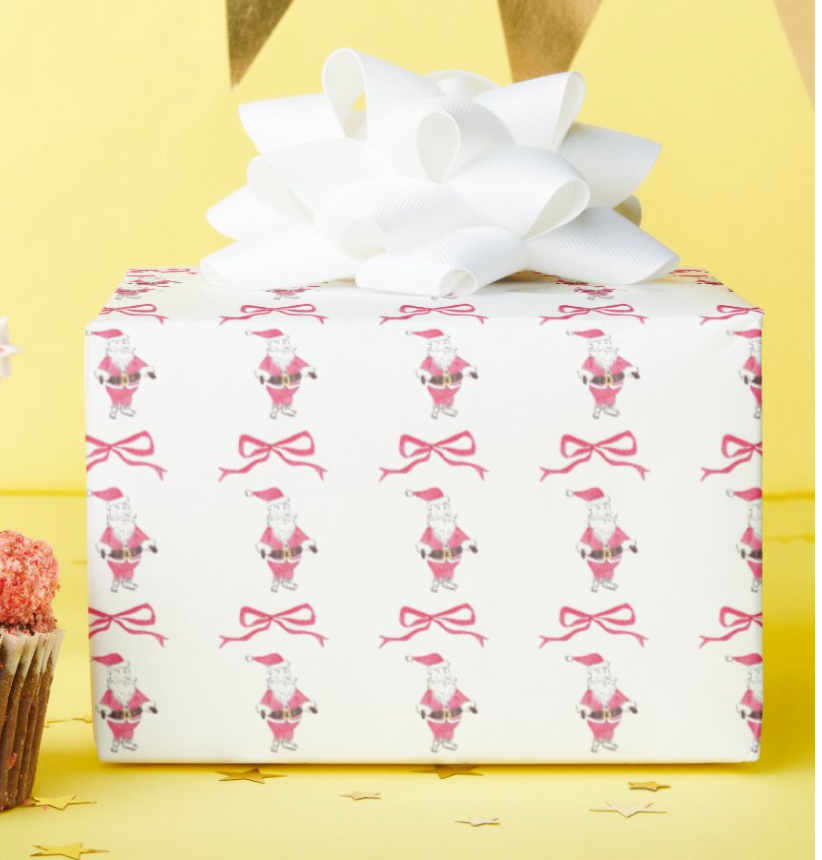 Watercolor Holiday Design Wrapping Paper