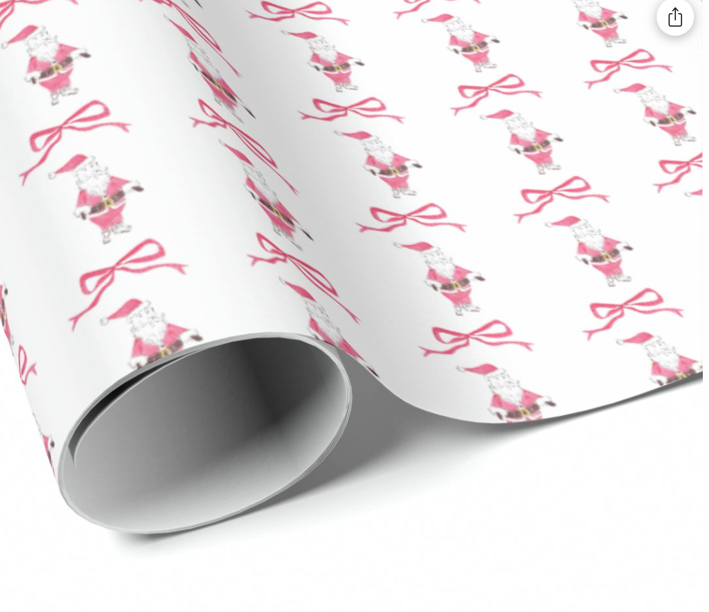 Watercolor Holiday Design Wrapping Paper