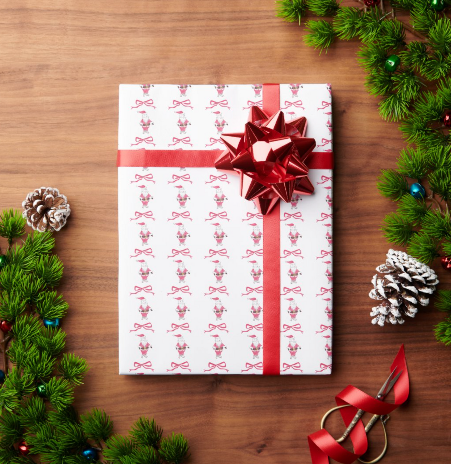 Watercolor Holiday Design Wrapping Paper