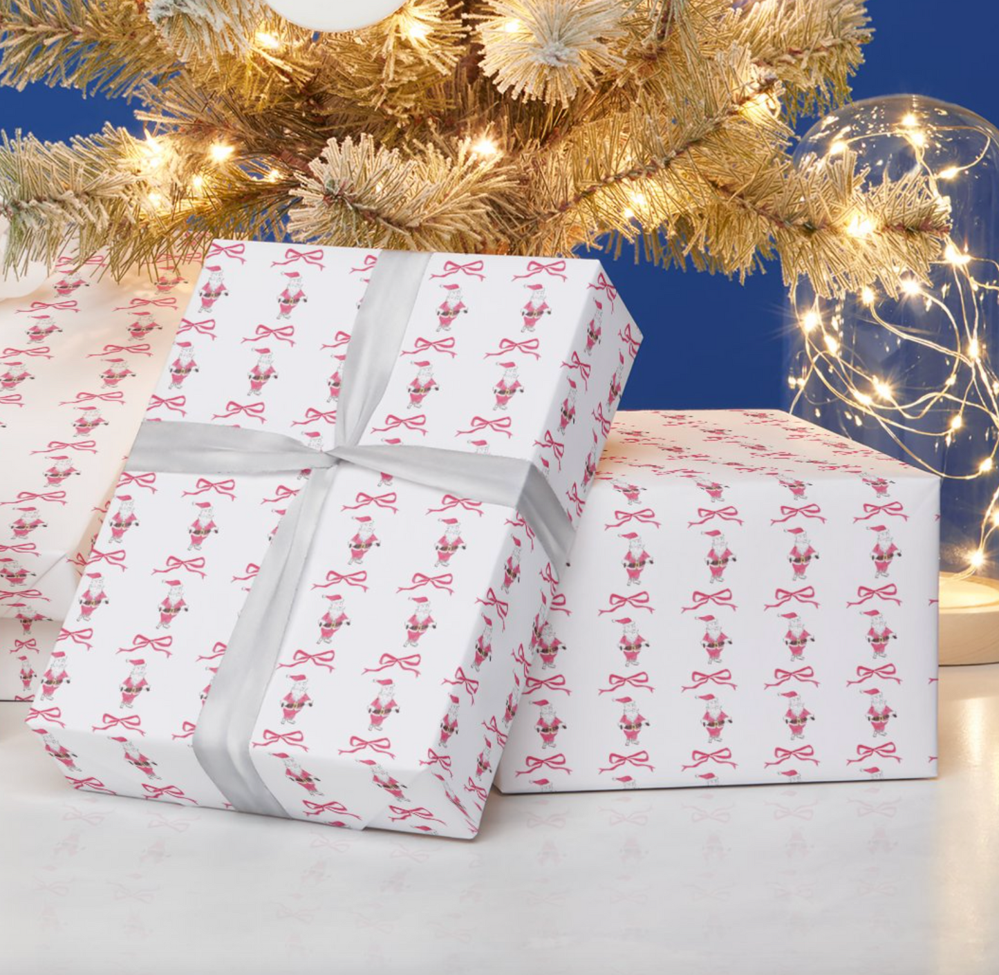 Watercolor Holiday Design Wrapping Paper