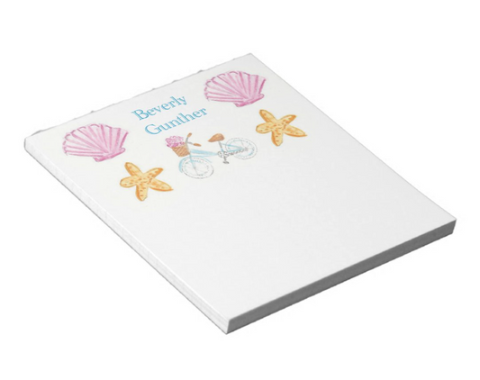 Personalized Summer Notepad